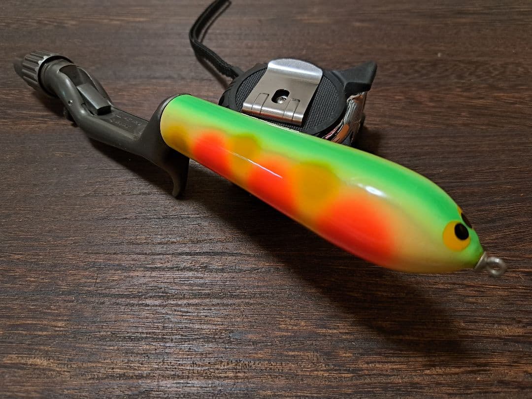 一点物　ザウルス　バルサ50　ビッグラッシュそっくりグリップ　アブ　道楽　ヘドン