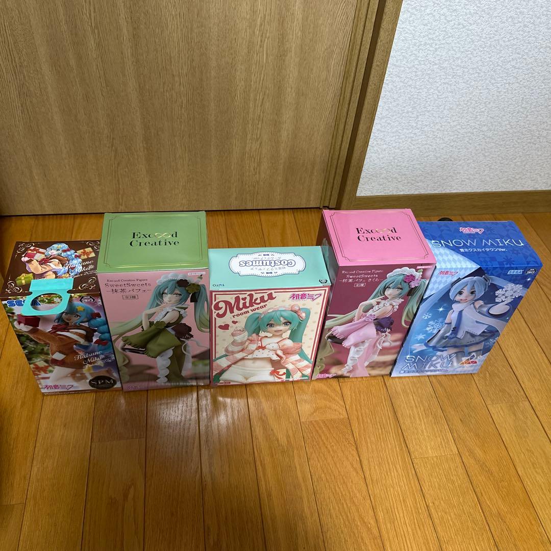 初音ミク　フィギュア5点