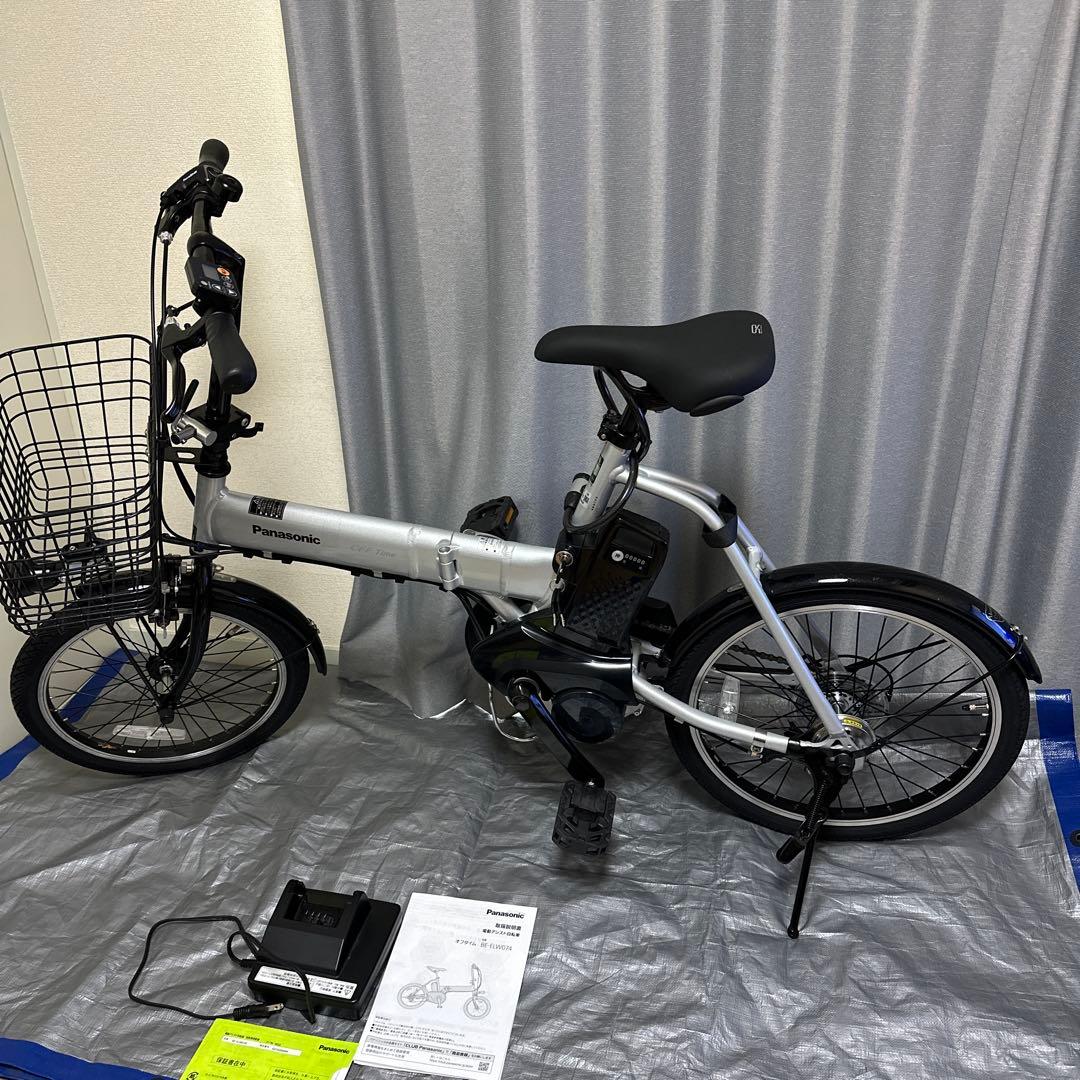 Panasonic 電動アシスト自転車オフタイム 前カゴ付き