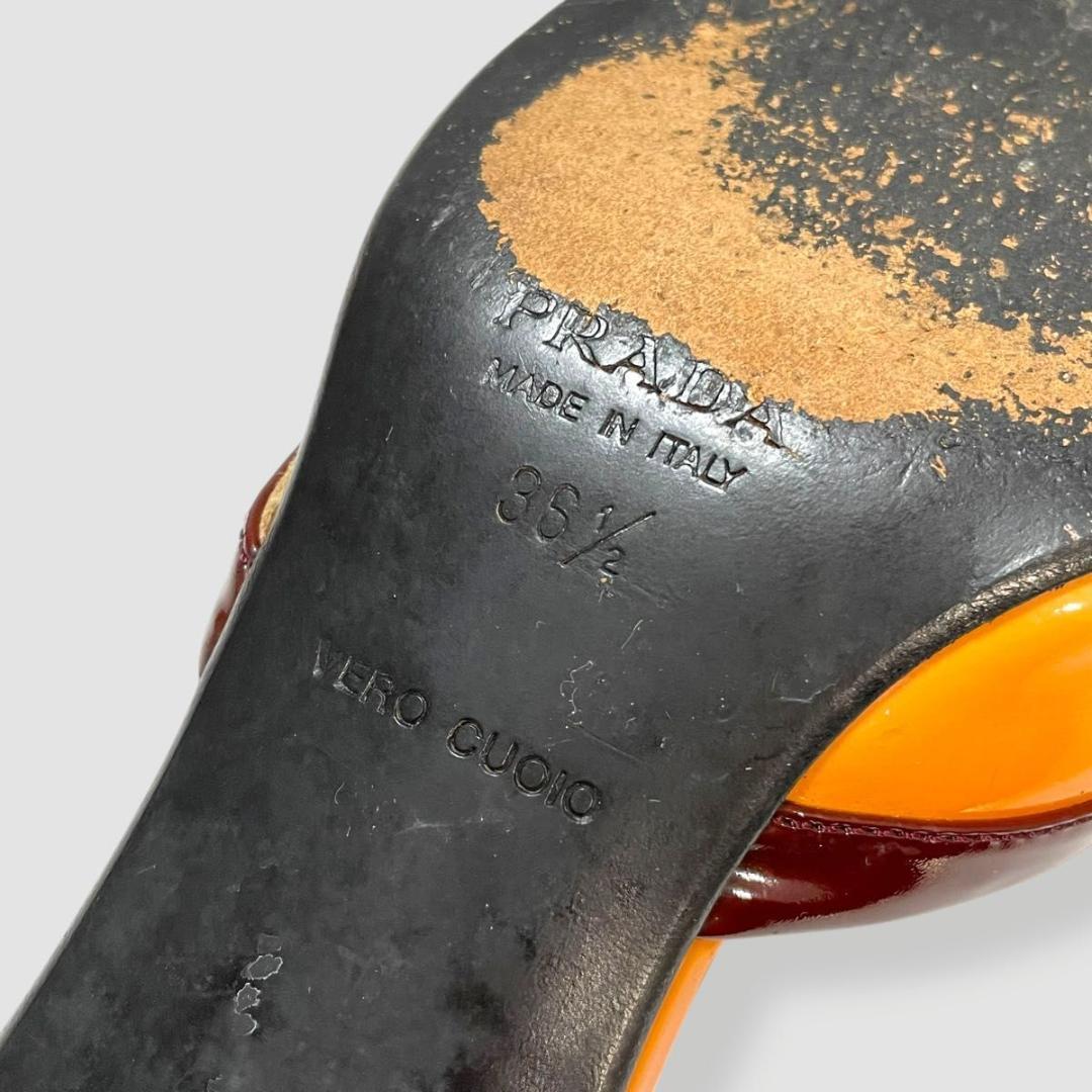 靴 Archive prada patent leather mules 36.5