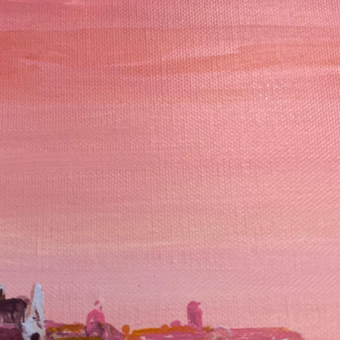 絵画・額縁・油絵・前田光一・ベネチア・イタリア・F4号・美術品・インテリア・雑貨