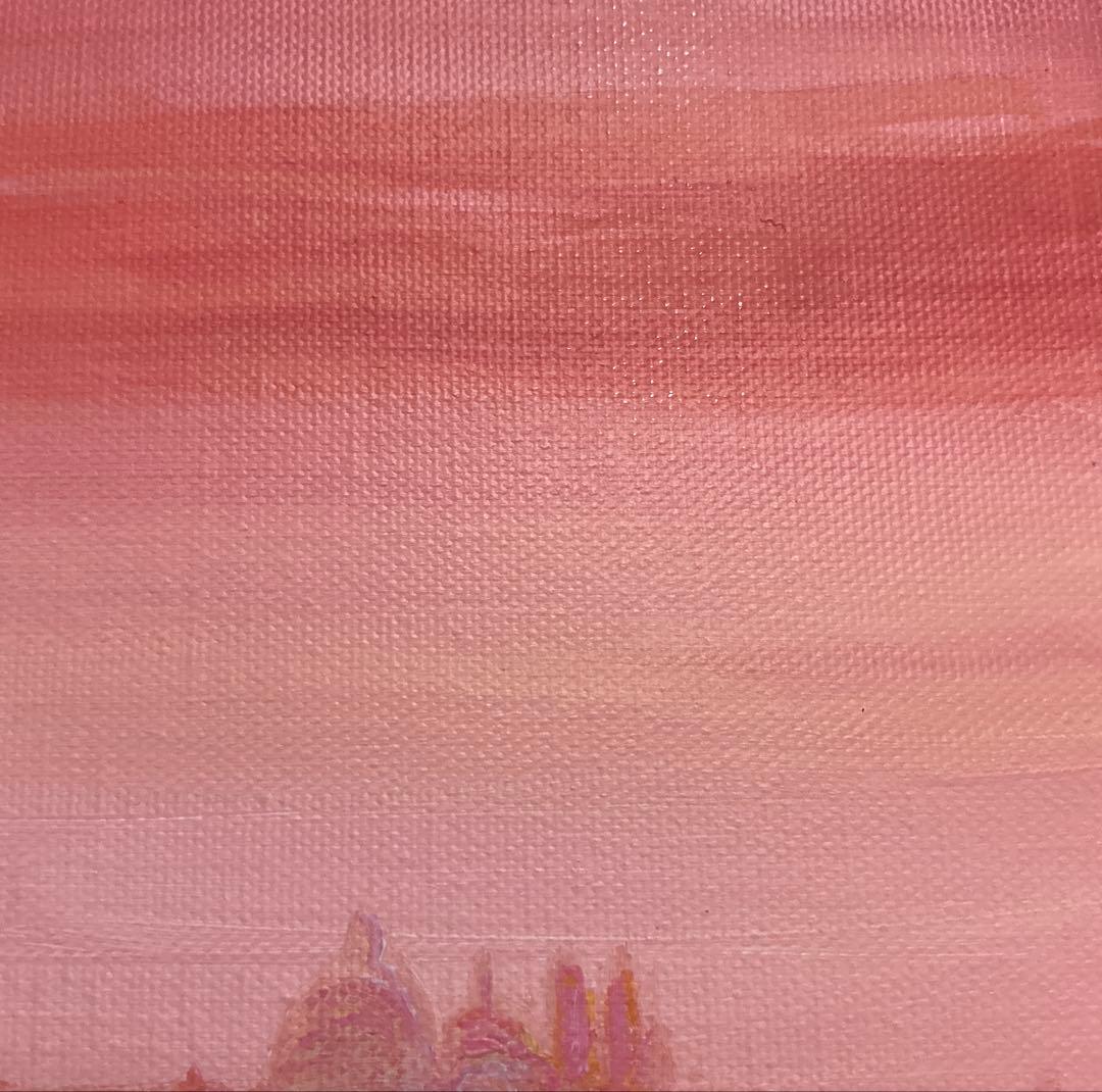 絵画・額縁・油絵・前田光一・ベネチア・イタリア・F4号・美術品・インテリア・雑貨