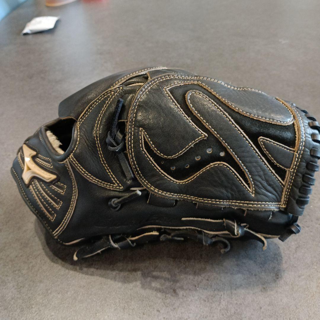 Mizuno グローバルエリート　軟式用グローブ ブラック　袋付