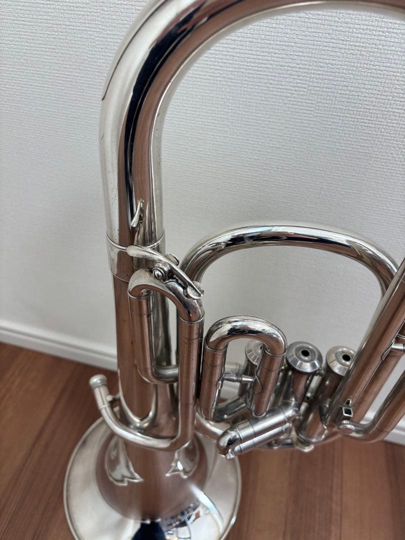 YAMAHAマウスピース テナーホーン 現状品 ケース付 吹奏楽 経年品