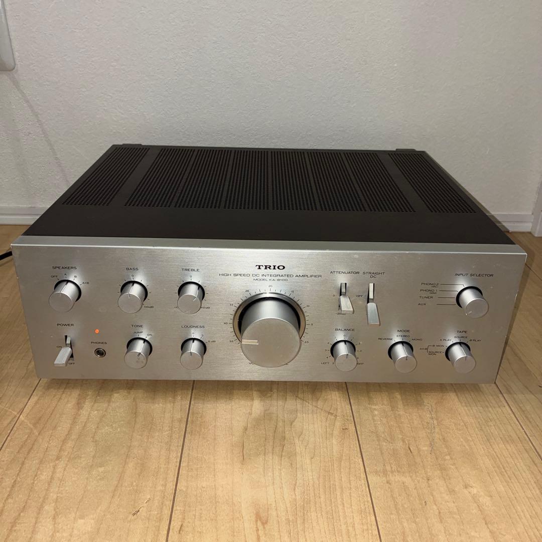 動作良好！！trio 　プリメインアンプ　KA-8100 希少です