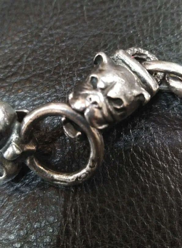 シルバー925 ガボール タイプ ウォレットチェーン ハンガーチェーン 160g