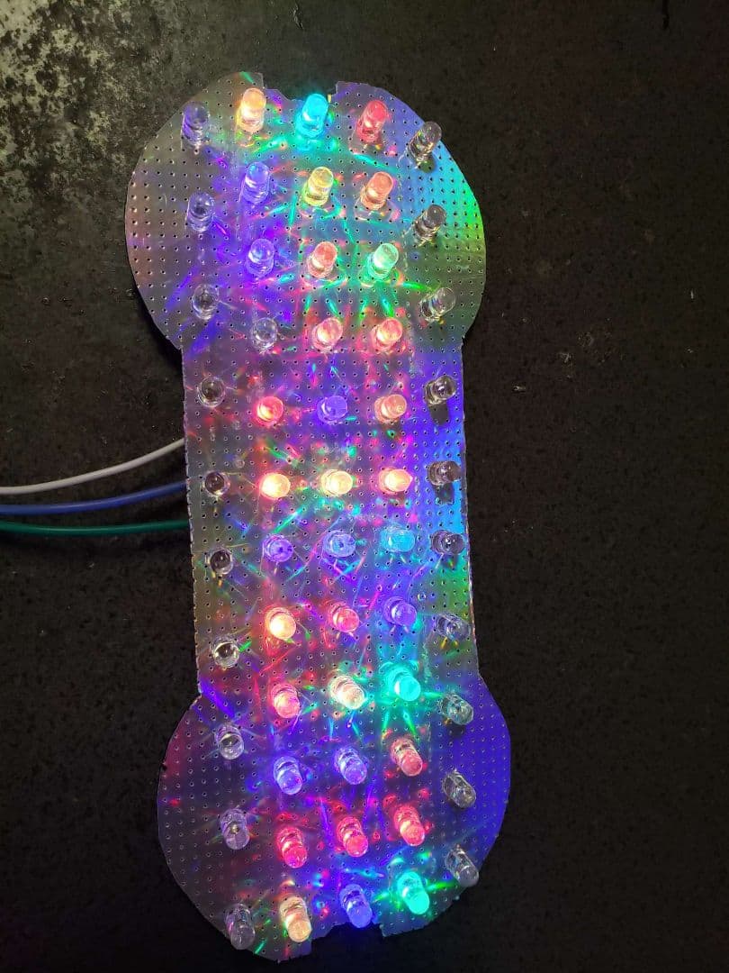 GT380 サンパチ　 流れるようなLED くるくるテールランプ　レインボー