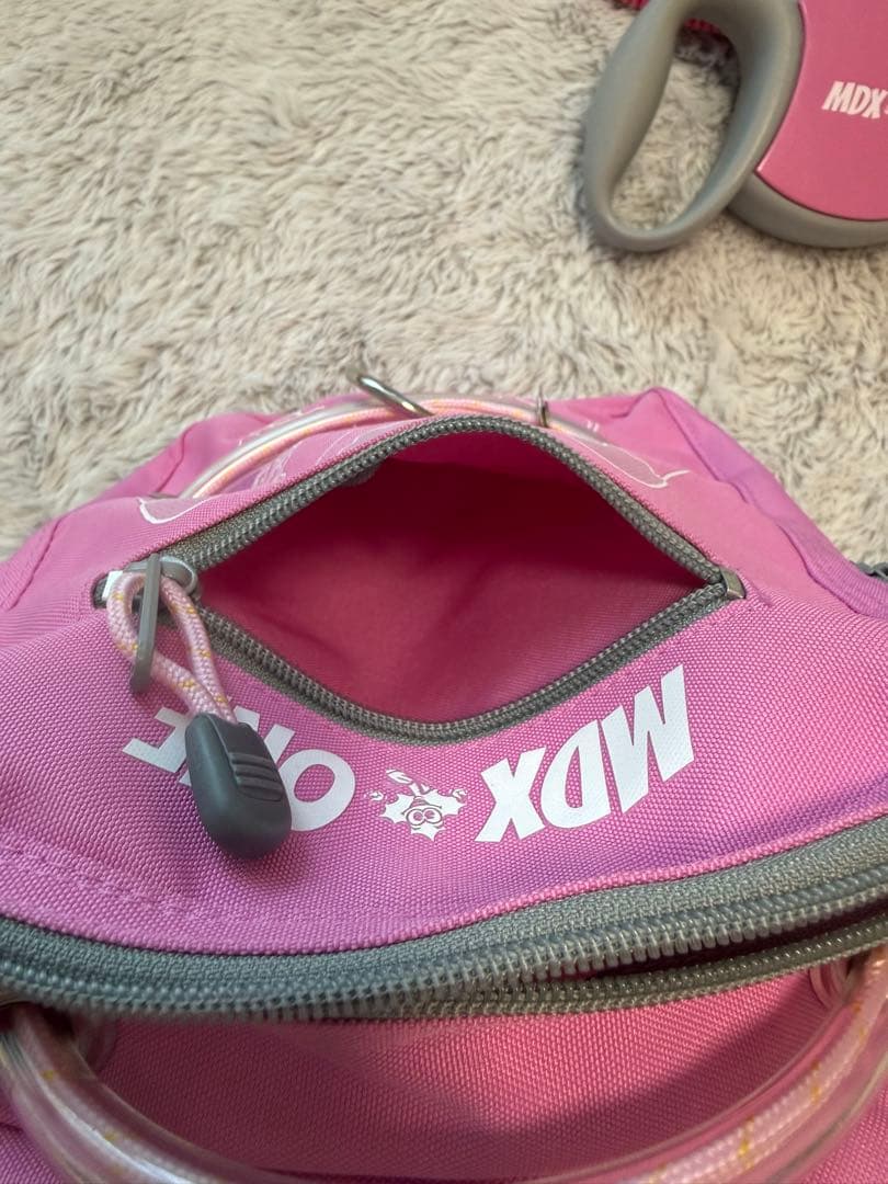 MDXONE スノーボード　ハーネス　スキー　キッズ　子ども　リュック　ピンク