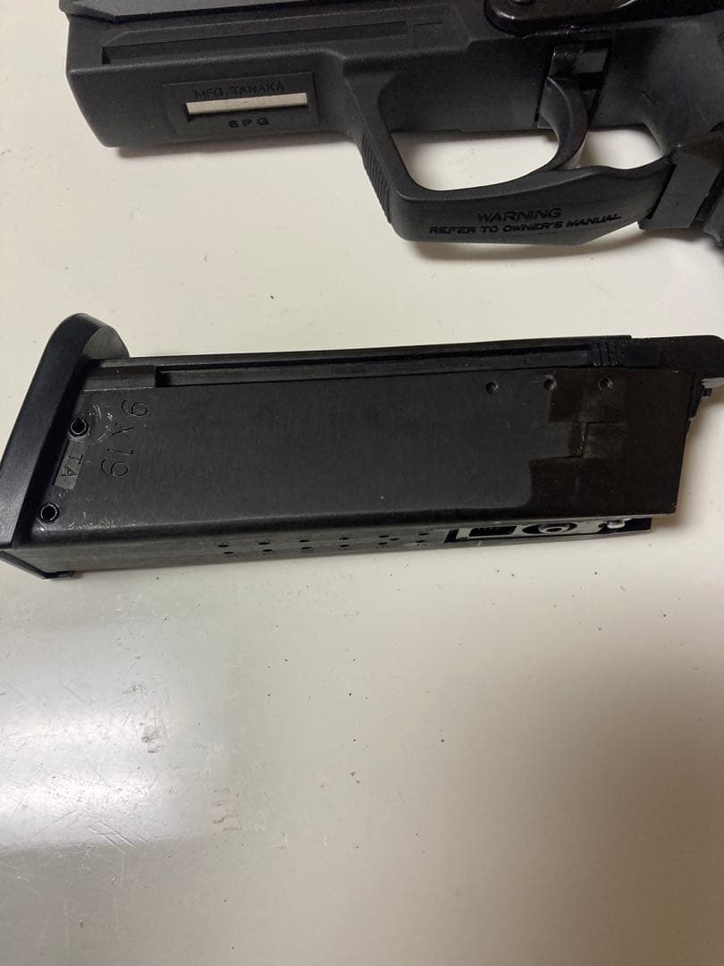 タナカ製USPブローバックガスガン HWブラック 説明書付き