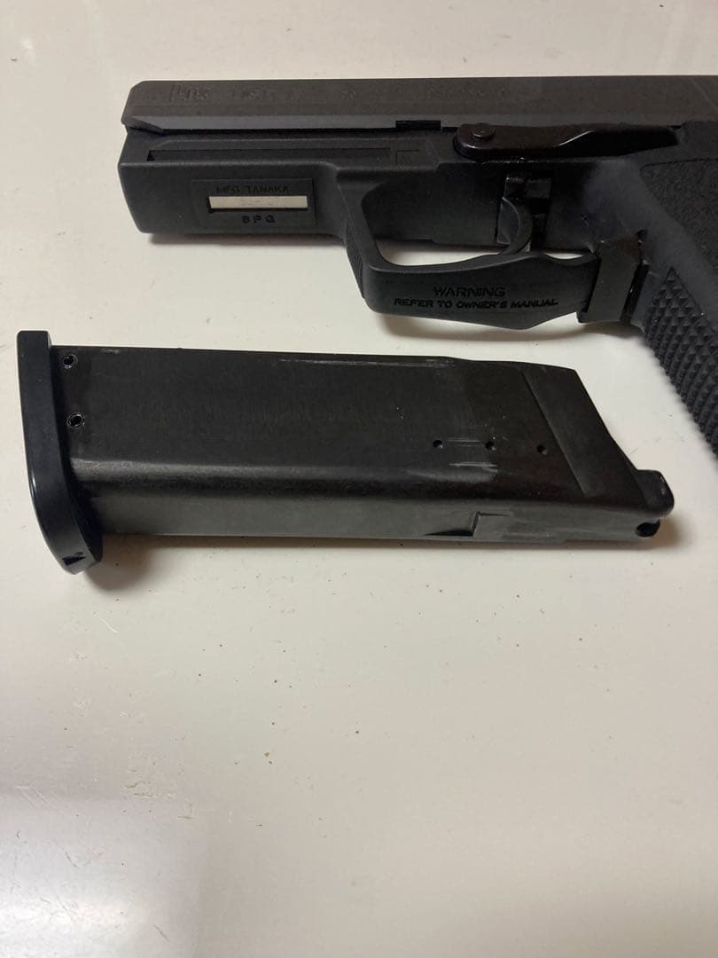 タナカ製USPブローバックガスガン HWブラック 説明書付き