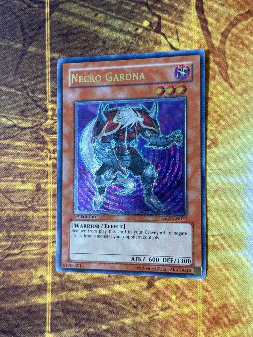 遊戯王 ネクロガードナー 英語版 レリーフ 1st