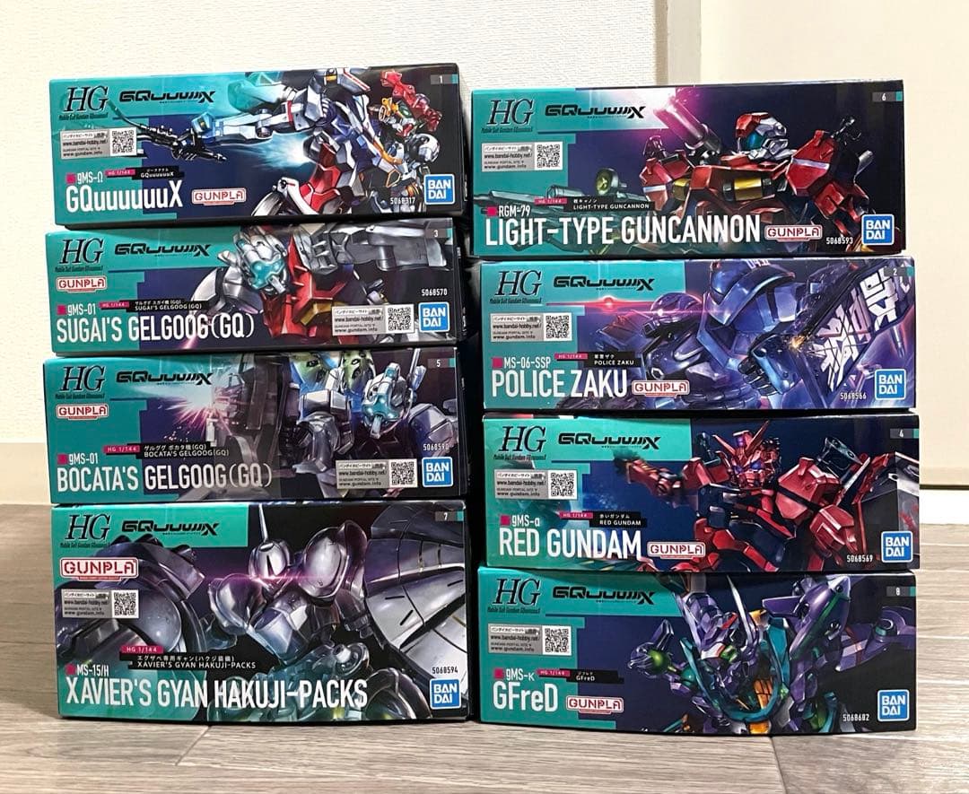 ガンプラ ジークアクス HG 8種セット