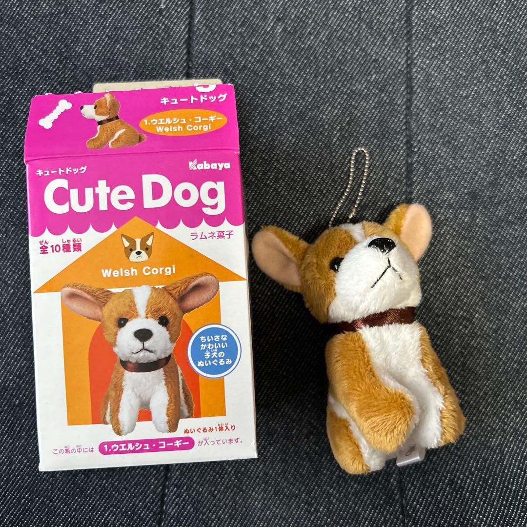 カバヤ 子犬ぬいぐるみ Cute Dog ボールチェーンマスコット 8点セット
