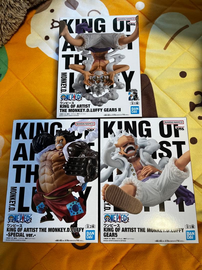 ワンピース　KING OF ARTIST ニカ　ルフィ　GEAR5 GEAR4