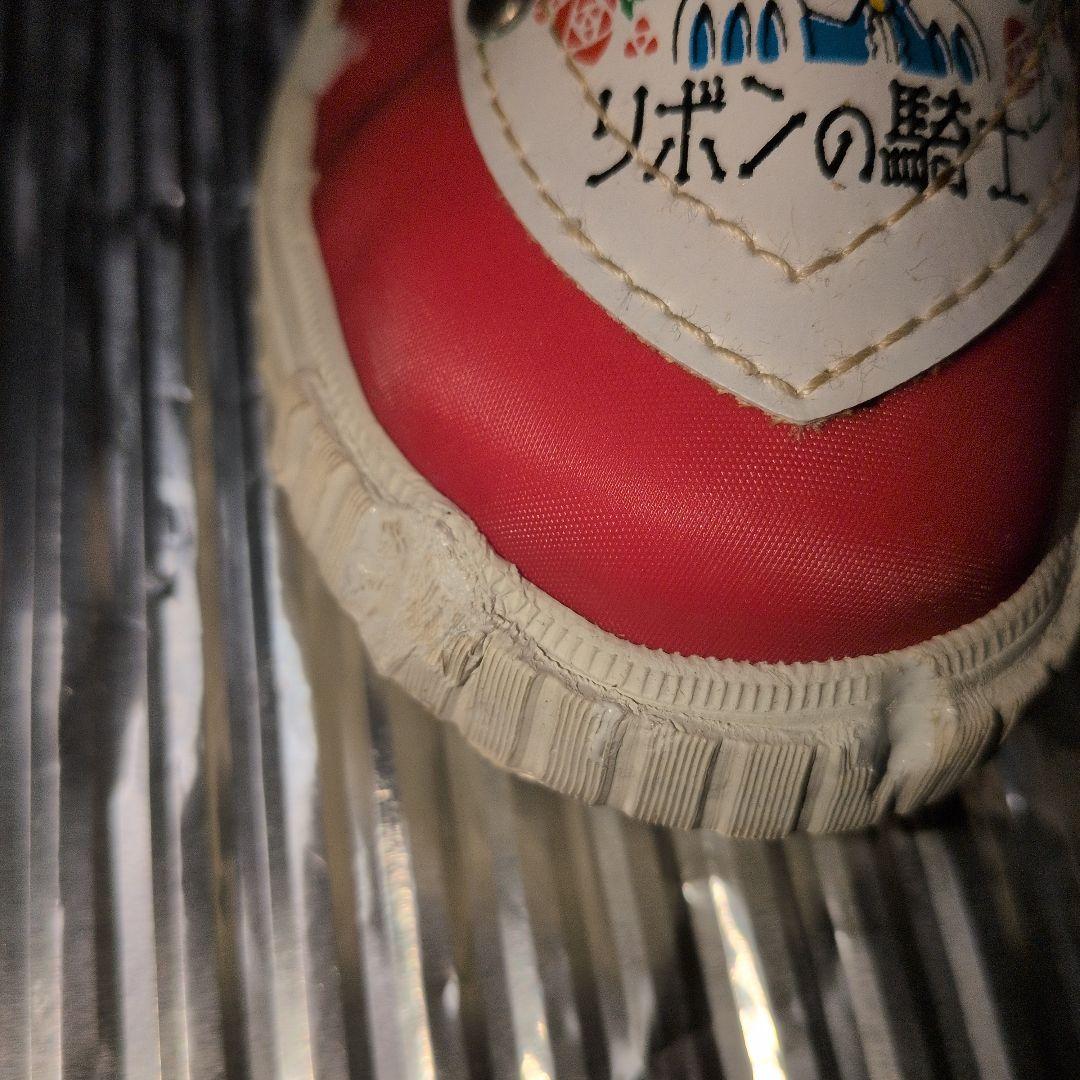 超昭和レトロなヴィンテージ子供運動靴未使用リボンの騎士