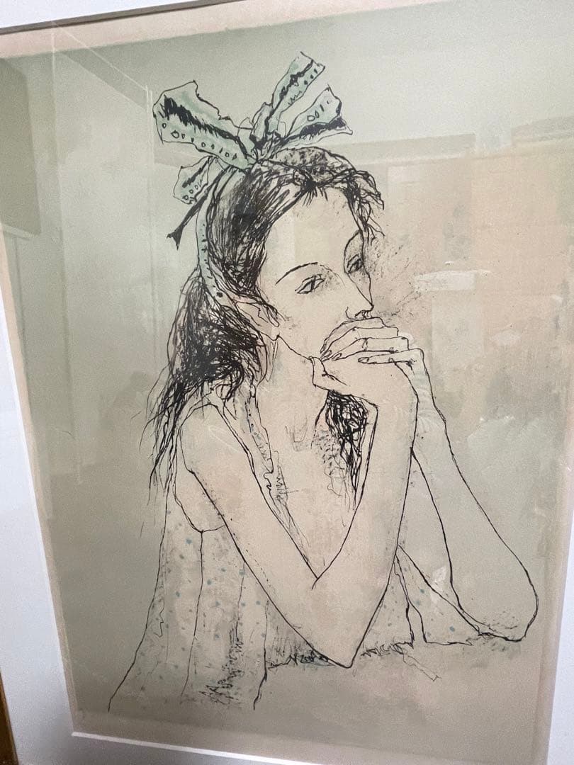 ジャンセン　緑のリボンの娘