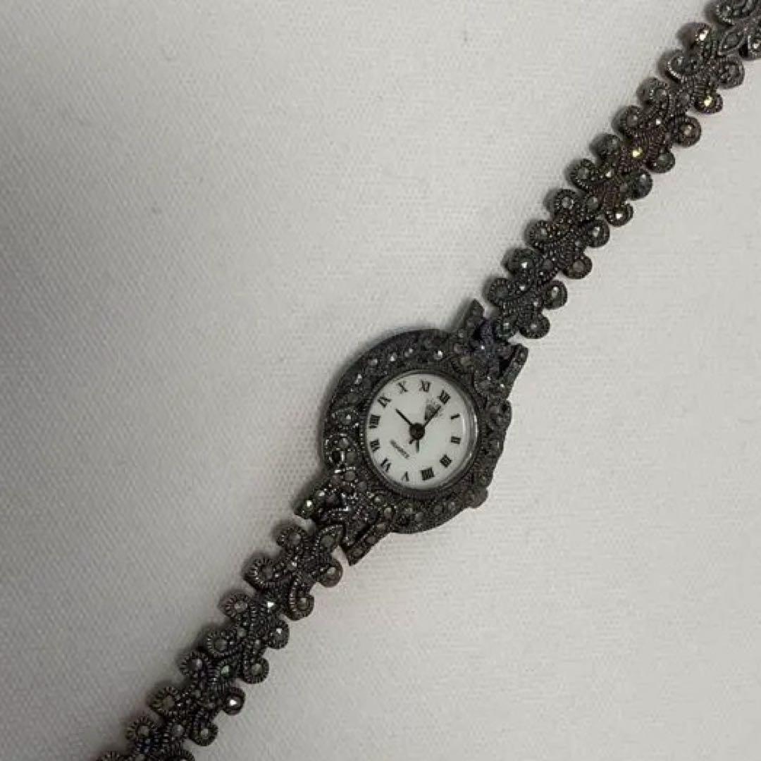 シルバーマーカサイトブレスレット時計