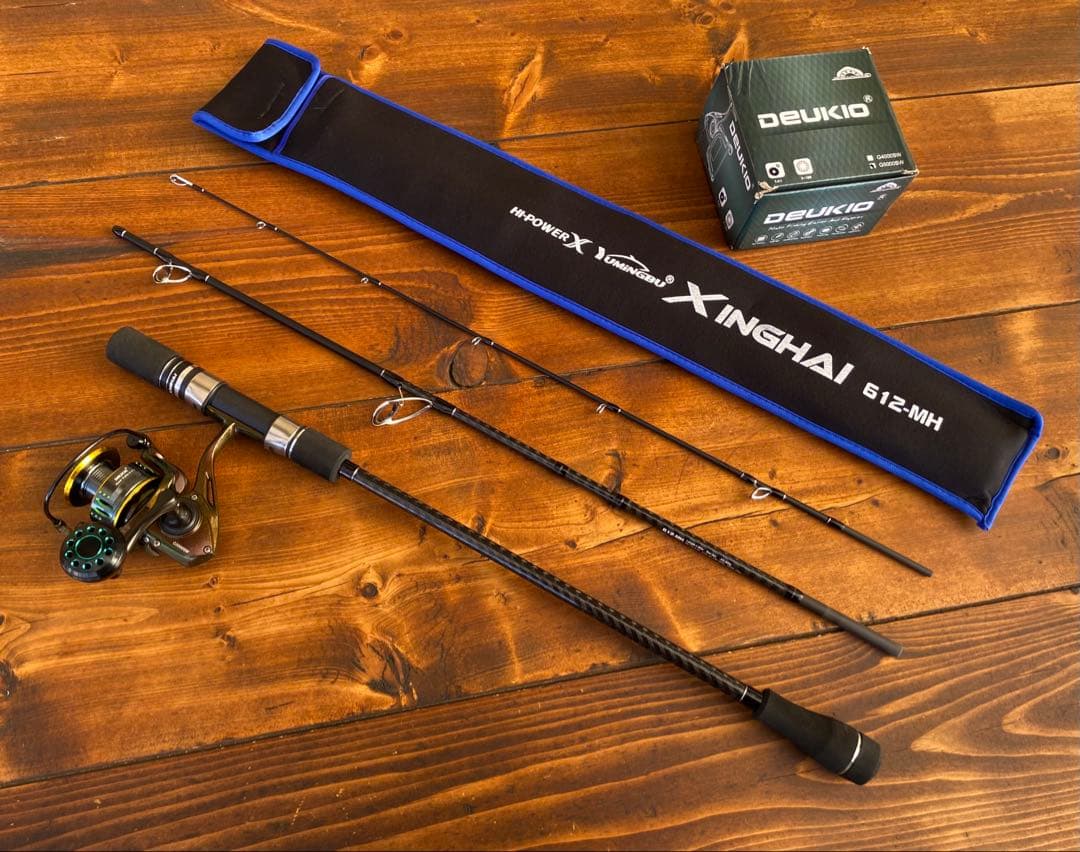 釣り竿セット　ジギングロッド　3Pパックロッド　スロージギング　スピニングロッド