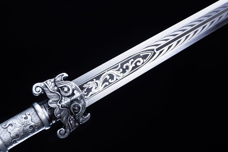 滅世古剣-高性能マンガン鋼 古兵器 武具　刀装具　日本刀　模造刀 居合刀