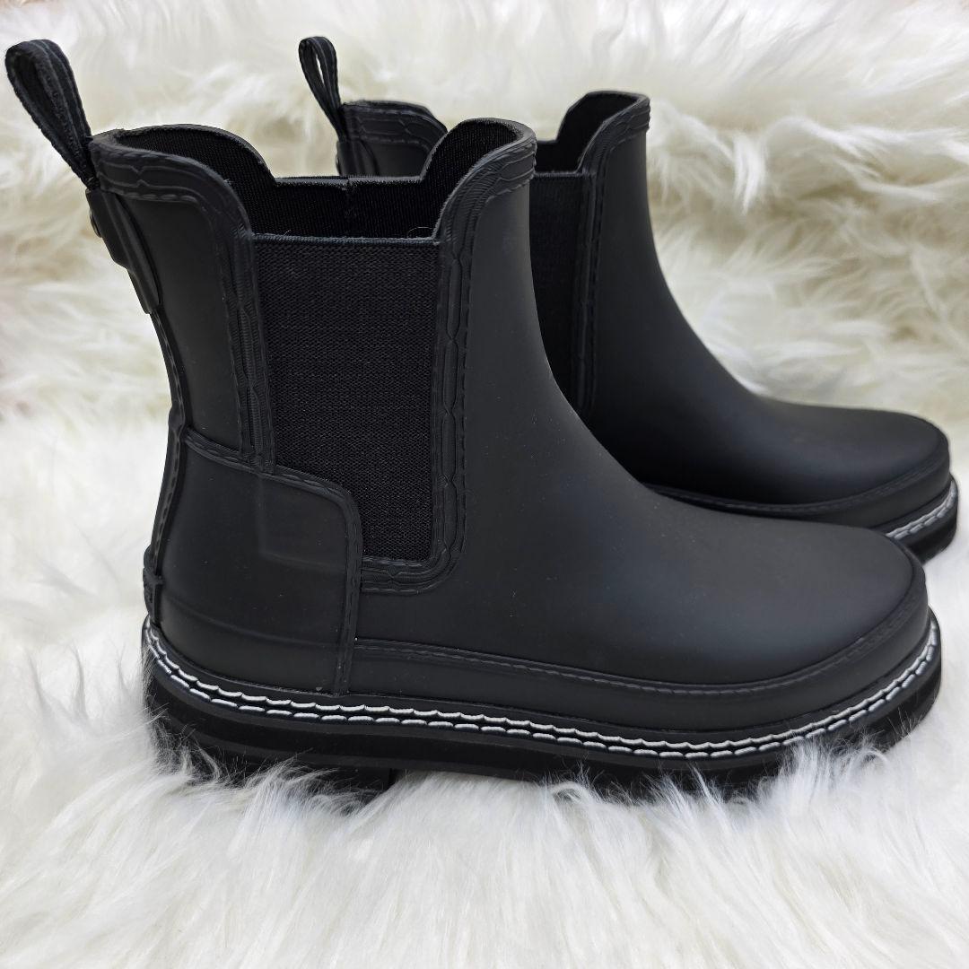 ✨未使用✨HUNTER ハンター サイド ゴア ショート レインブーツ 24cm