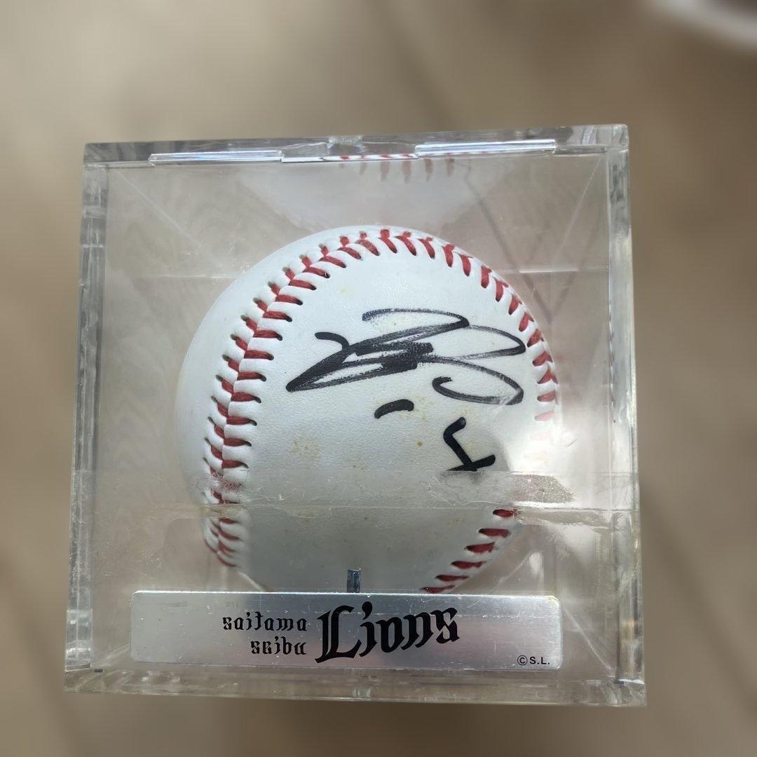 増田達至選手　埼玉西武ライオンズ サイン入り野球ボール