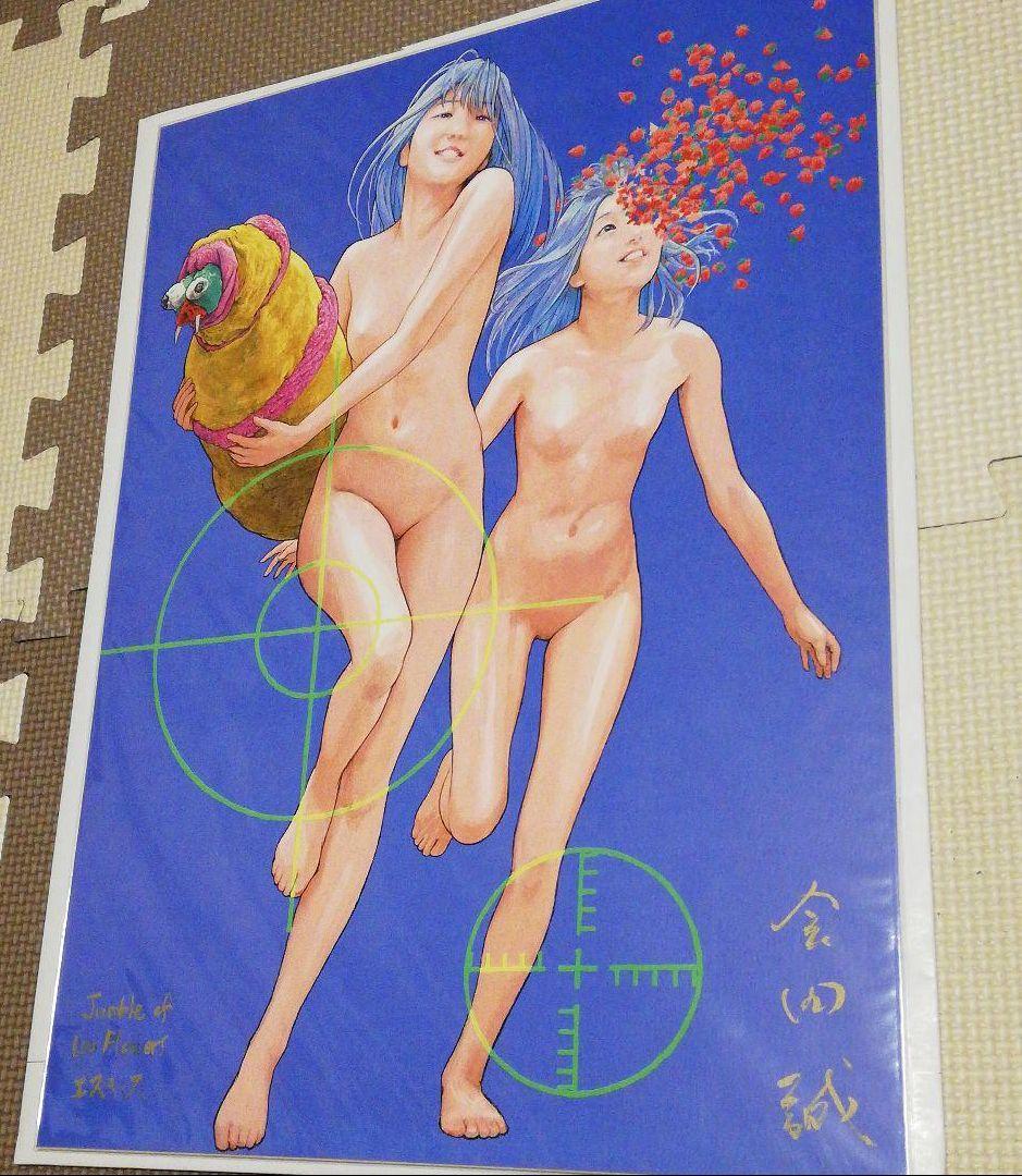 会田誠  jumble of 100 flowers エスキース