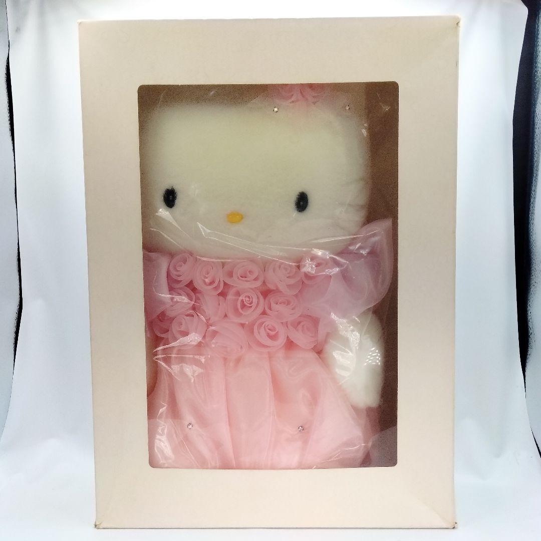 レア ハローキティウエディングドール 特大 ぬいぐるみ ウェルカムドール