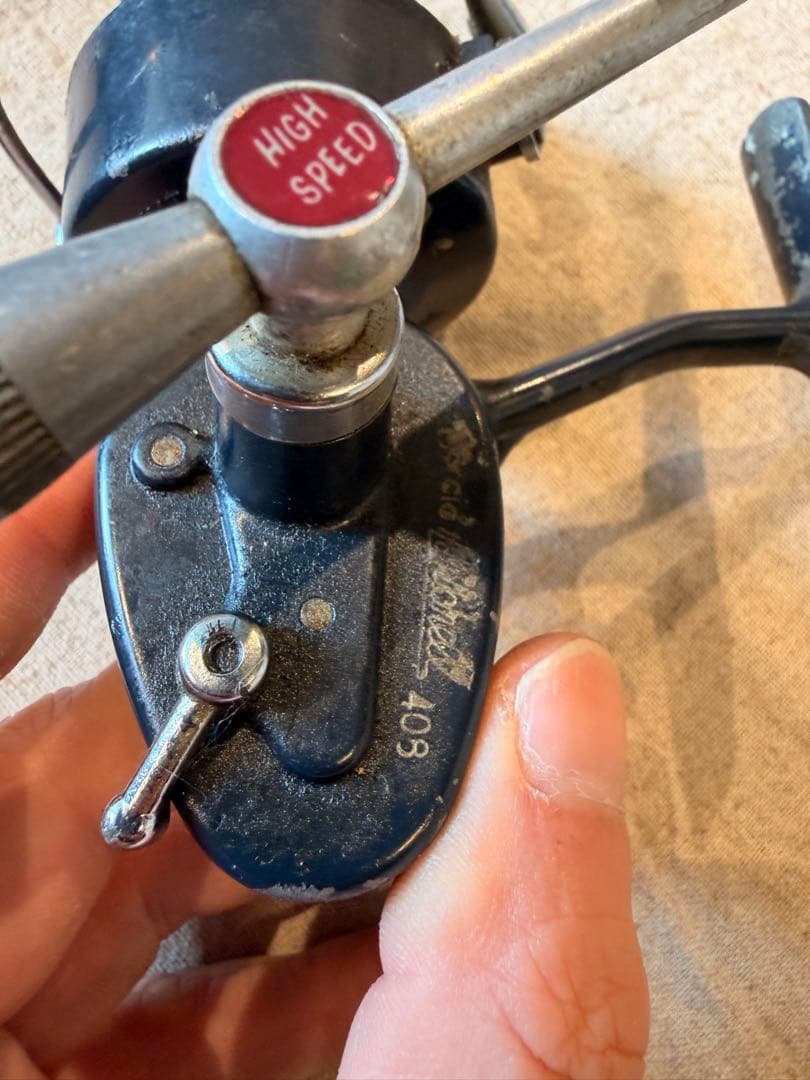 ミッチェル 408 ハイスピード FRANCE刻印 ヴィンテージ 動作確認済