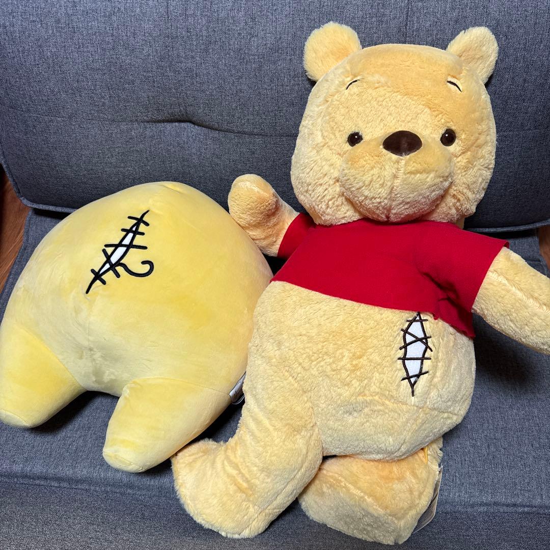 くまのプーさん♡おしりもちもちクッション&ふりむきおしり超超BIGぬいぐるみ