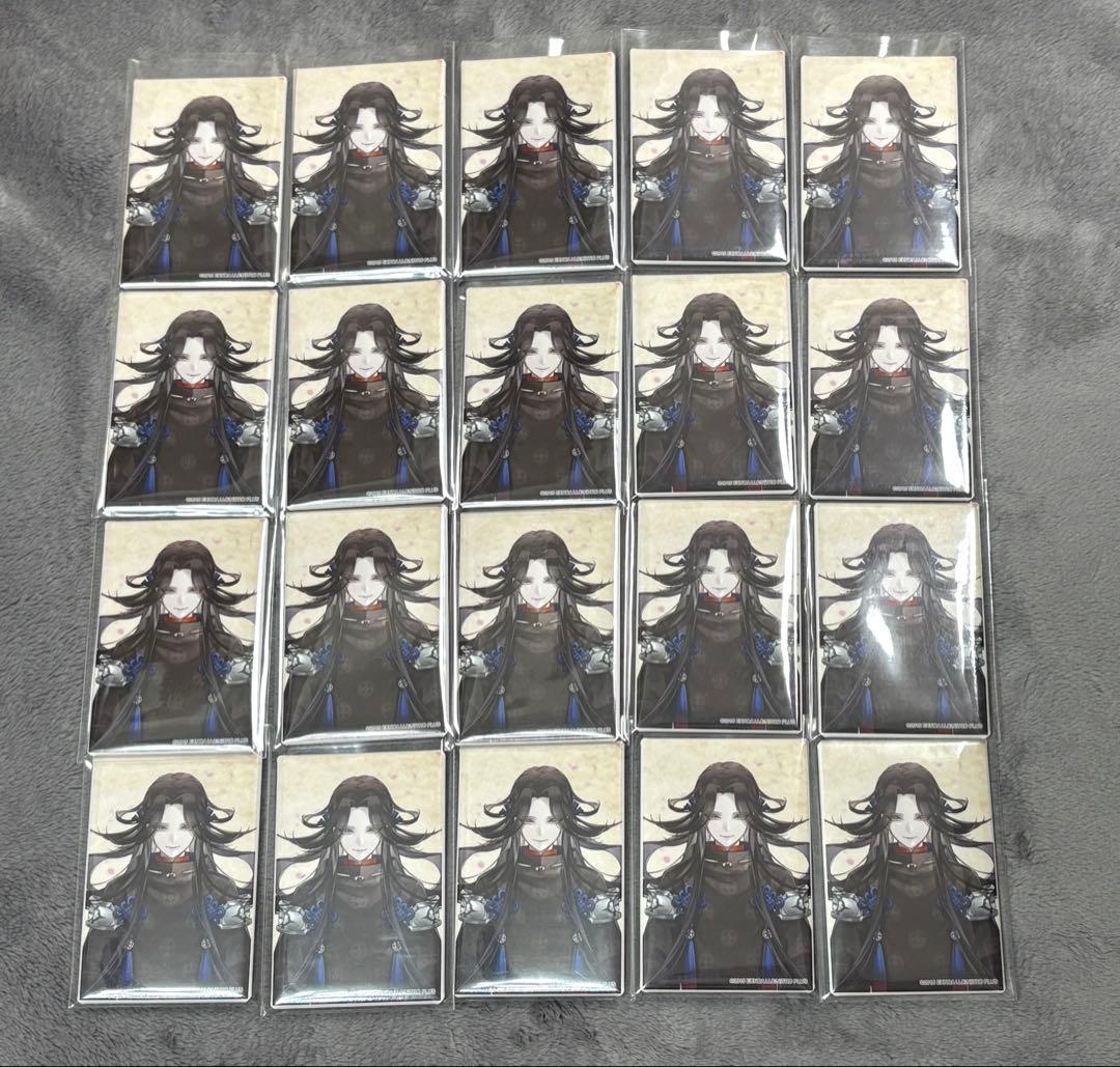 【110点】七星剣　跪坐 スクエア缶バッジ　刀剣乱舞