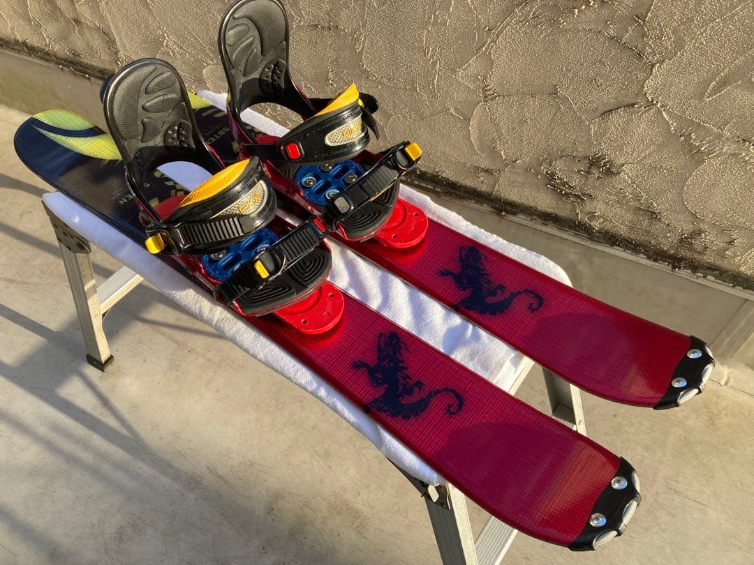 ショート(ファン)スキー　スノーボード　ブーツ用SALOMON×RIDE 赤