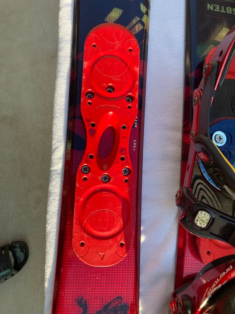 ショート(ファン)スキー　スノーボード　ブーツ用SALOMON×RIDE 赤