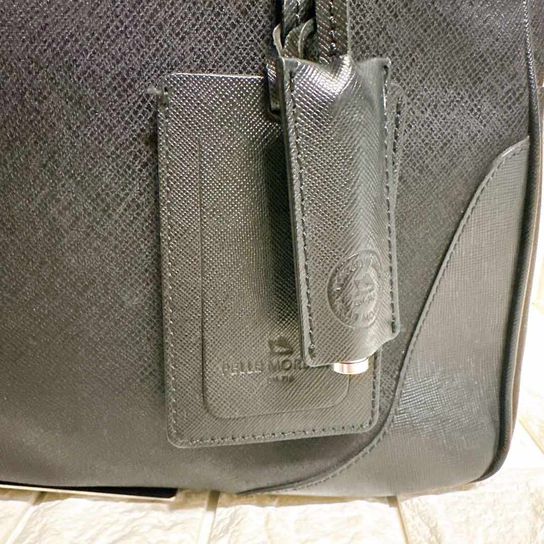 美品 ペッレモルビダ ビジネスバッグ 2way レザー ブラック