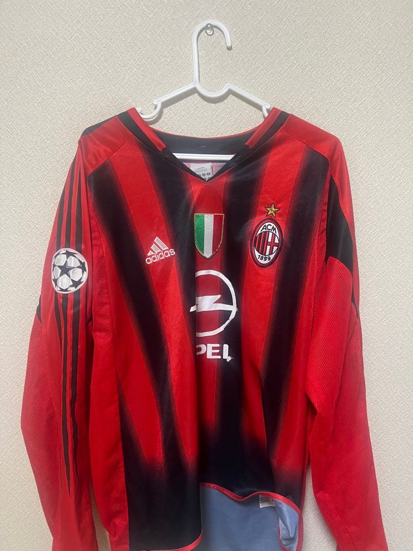 正規品】コスタクルタ名前無しACミラン 04/05 サッカーユニフォーム 長袖