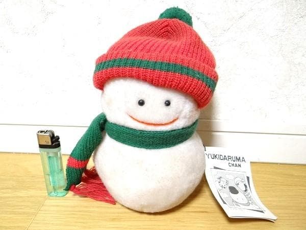 新品 80年代 ビンテージ 韓国製 シナダ 雪だるまちゃん ぬいぐるみ 当時物