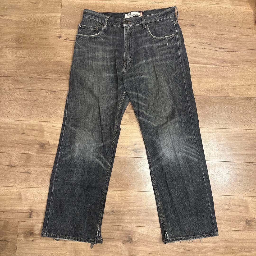 Vintage Levi’s 569ブラックストレートワイドデニム