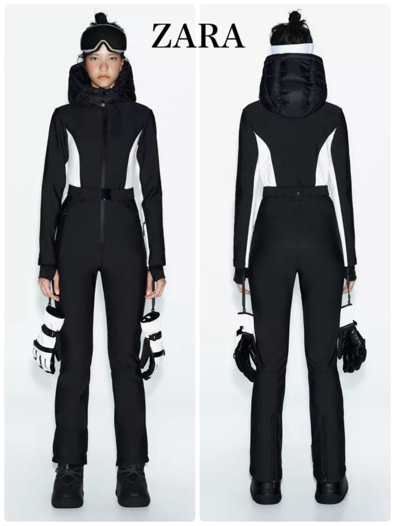 ZARA★新品★スキーコレクション　スキーウェア　テクニカルジャンプスーツ　XS