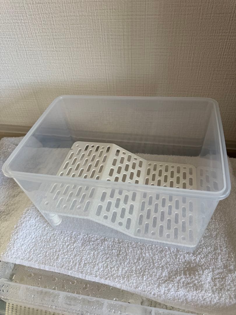 カメ専用飼育ケース　4個セット　中サイズ