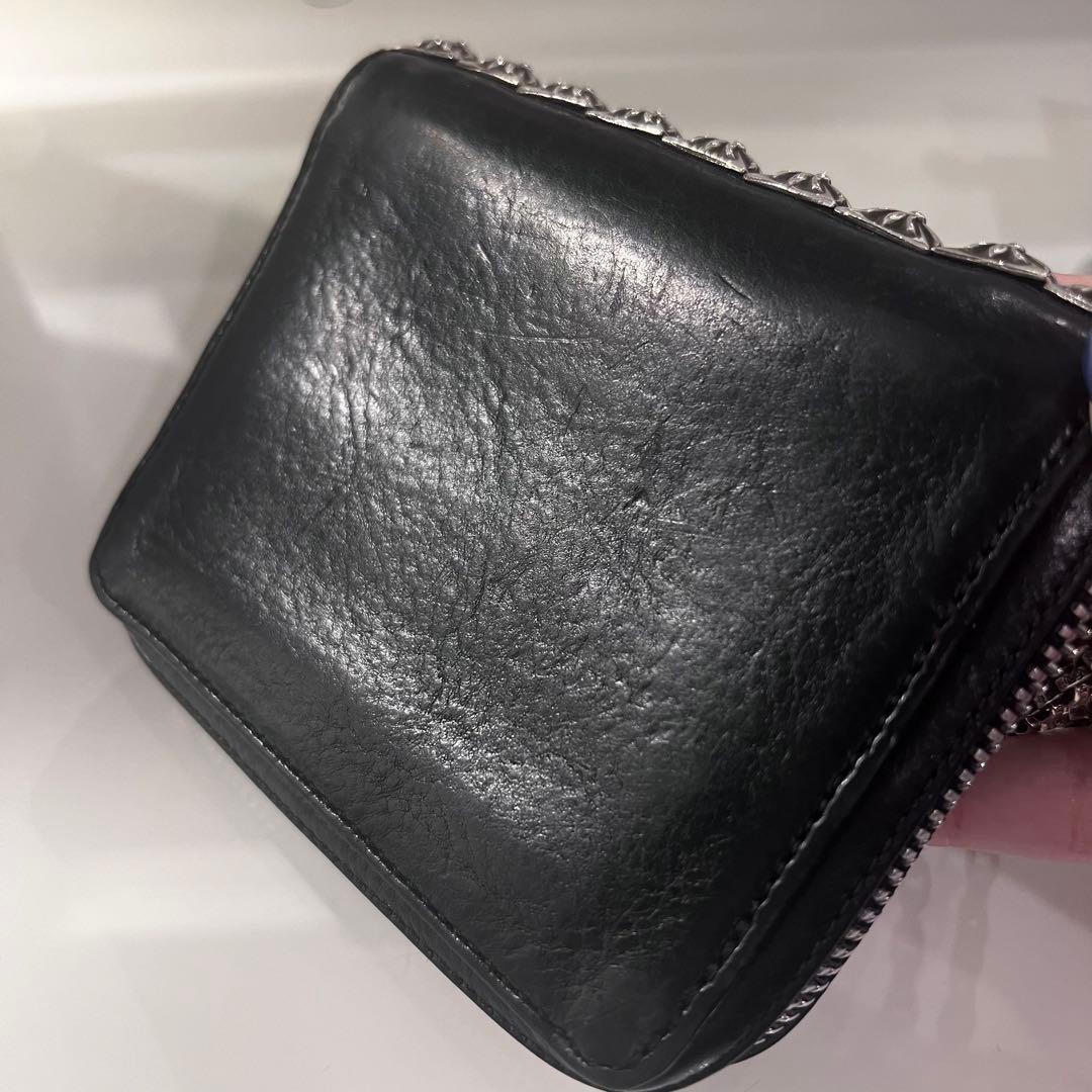 ★直営店購入正規品★クロムハーツ 3サイドジップ ピラミッド ウォレット 財布