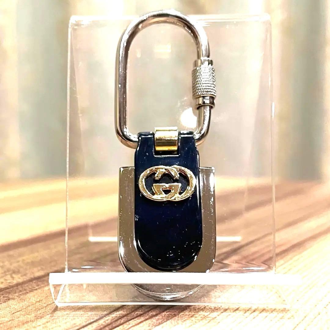 ✨未使用品✨GUCCI グッチ キーホルダー インターロッキングG ゴールドロゴ