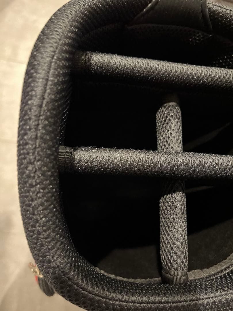 Puma キャディバッグ 黒/赤 練習場のみ使用 室内保管