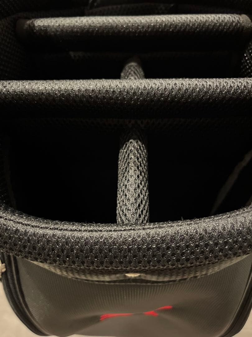 Puma キャディバッグ 黒/赤 練習場のみ使用 室内保管