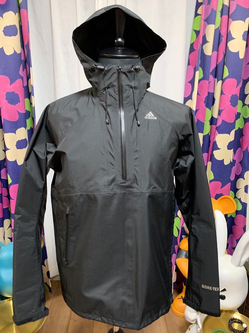 超美品adidas GORE-TEX フード付きジャケット