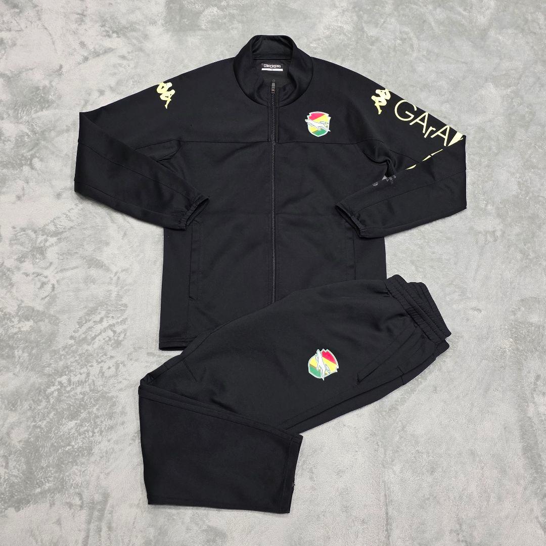 ジェフユナイテッド千葉　ジャージ上下　黒　L　　Kappa　カッパ