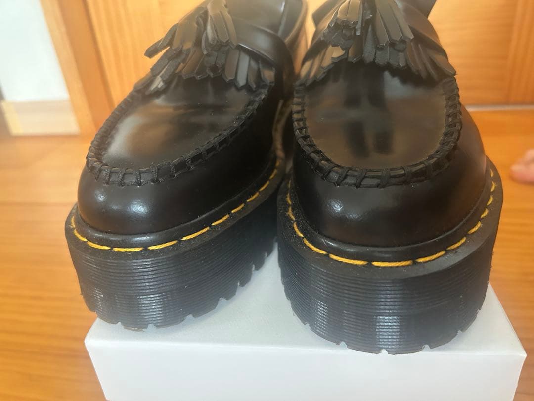 ドクターマーチン　エイドリアン　クアッド　UK6 タッセルローファー　ブラック