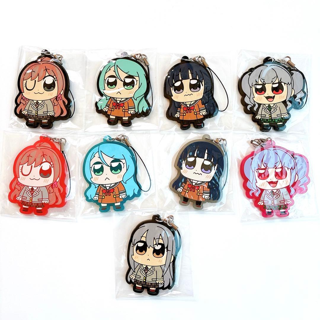 ぶくぶ BanG Dream ラバーストラップ Roselia 9種 セミコンプ