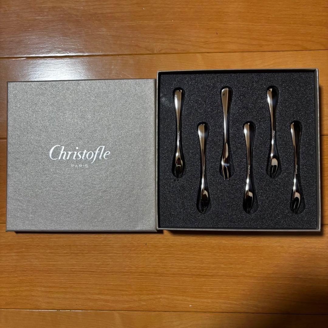 クリストフル Christofle オリジン カクテルフォーク 6本セット