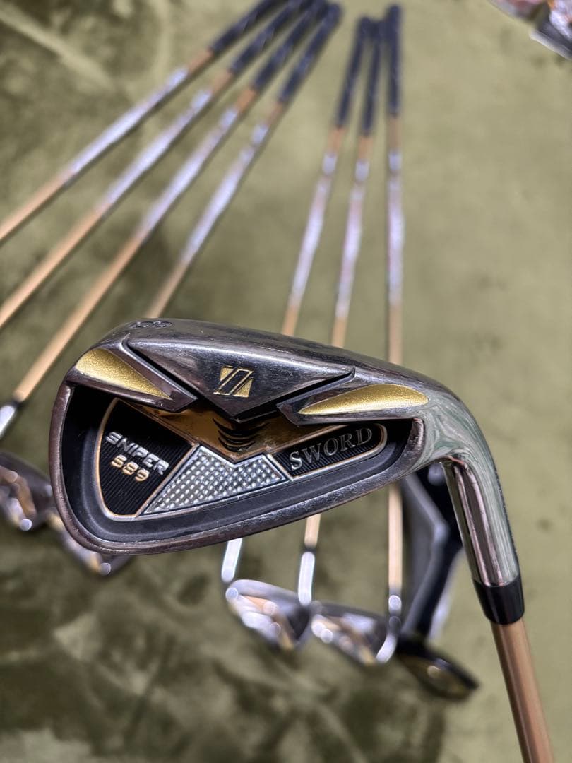 SWORD SNIPER 593 アイアンセット A〜9番 ヘッドカバー付き