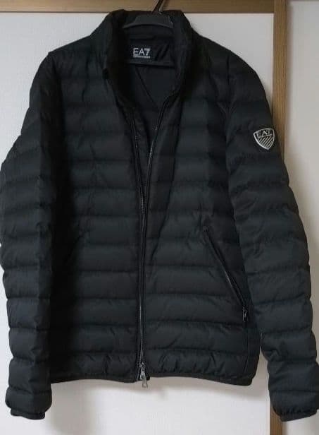 ❴本物·正規❵　エンポリオアルマーニEA7 ブラック ダウンジャケットМサイズ