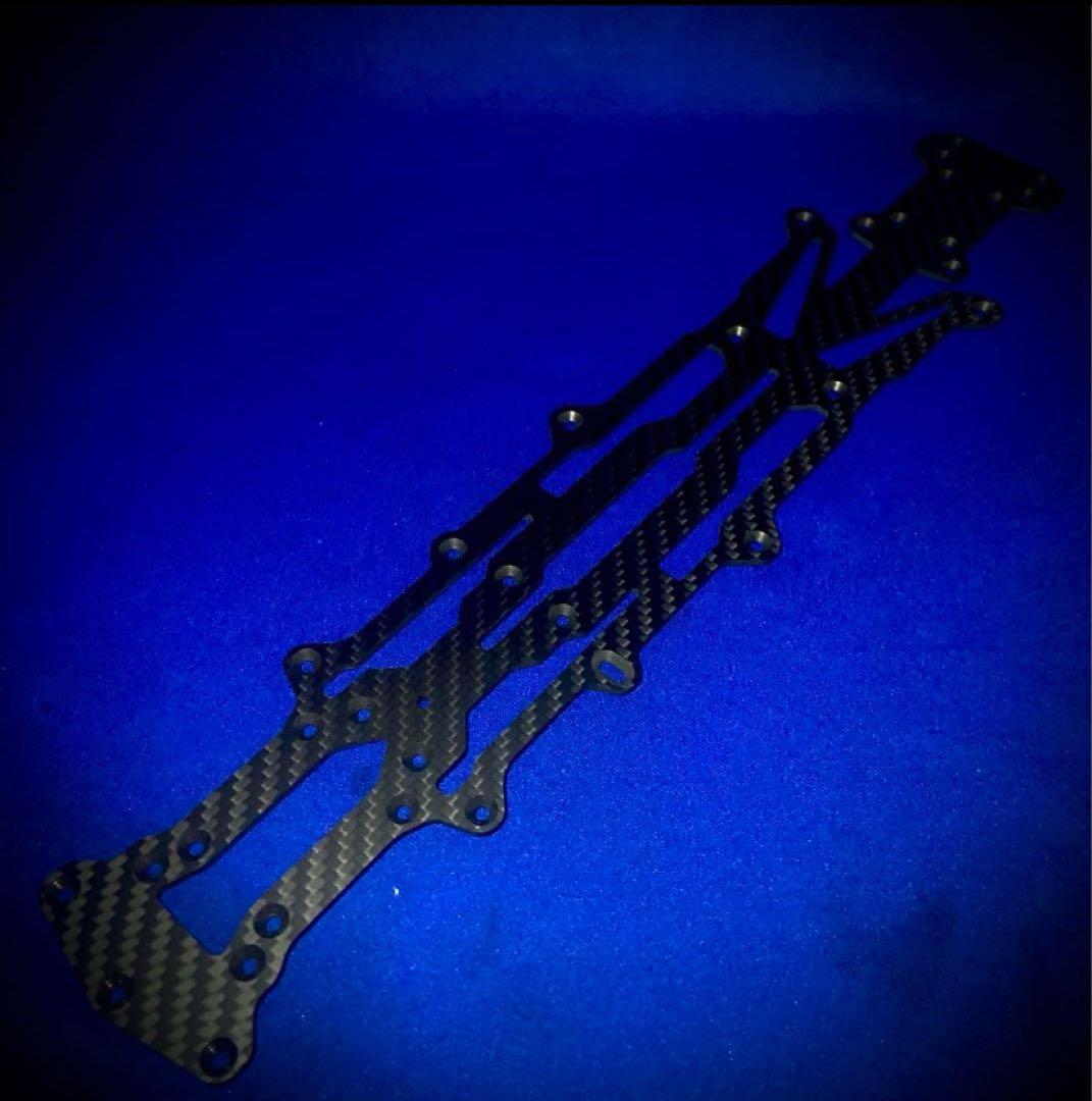 ヨコモ YD-2R用　ナローメインシャーシ　2.0㎜　特注綾織　蕨山Carbon